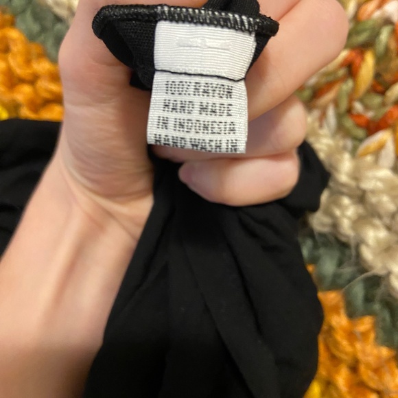 Beachy Boho Bali Dress | Black | Size S - Picture 7 of 7